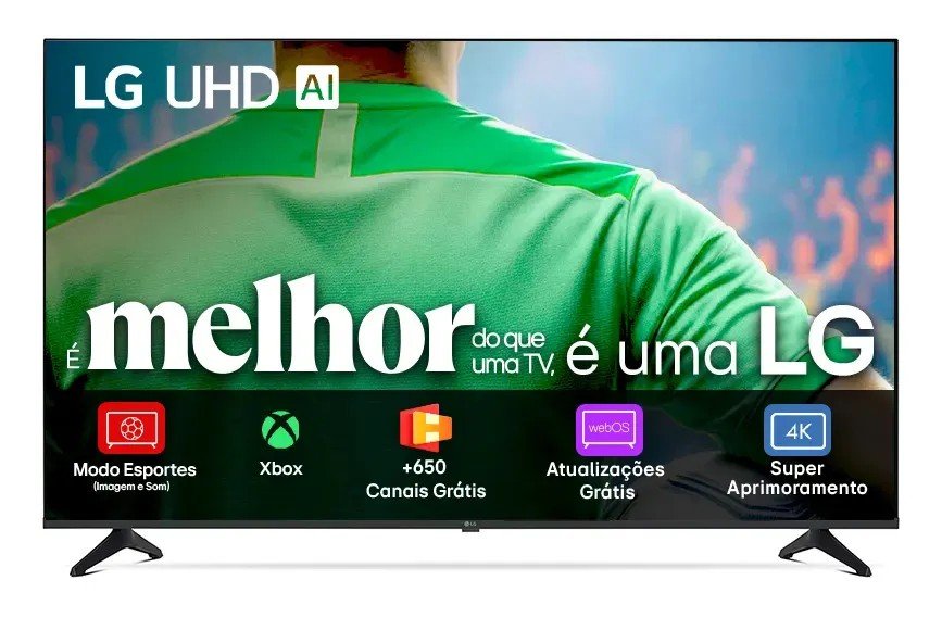 TV 50" LG 4K UHD com webOS como escolher  tv para assistir a copa