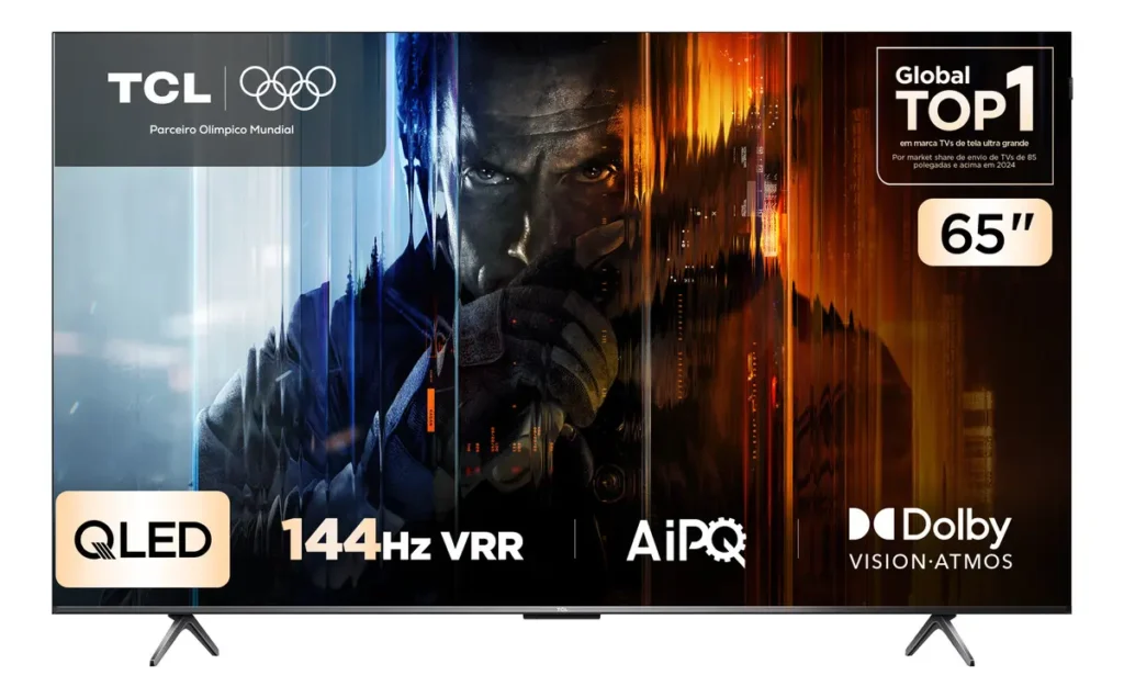 TV 65" QLED 4K melhor tv pra ver a
os jogos da copa