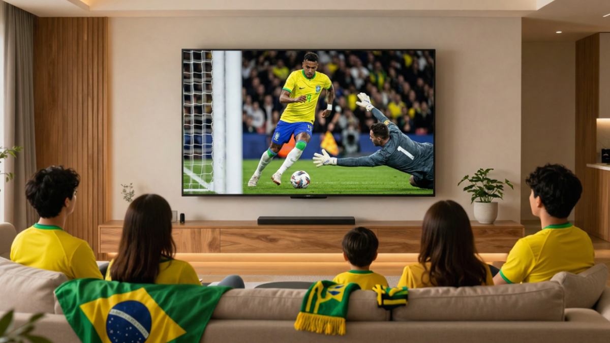 TV 4K para futebol, melhor TV 4K para assistir Copa do Mundo.